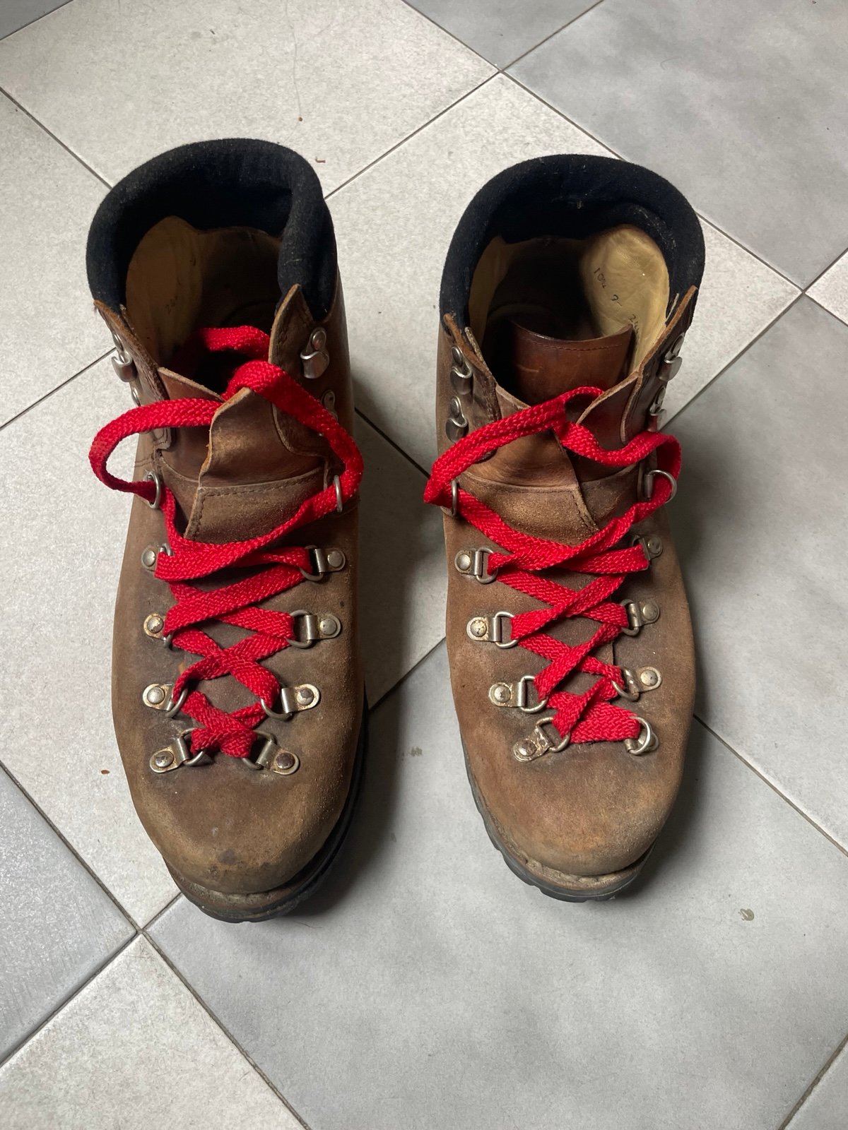 Vintage hiking boots