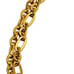 Bellezza Gold Tone Necklace Italy Oval Link Chain Vintage 33 Long Jewelry