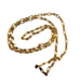 Bellezza Gold Tone Necklace Italy Oval Link Chain Vintage 33 Long Jewelry
