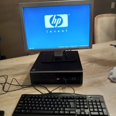 Hp computer compaq 6005 pro with dell 20inch lcd monitor