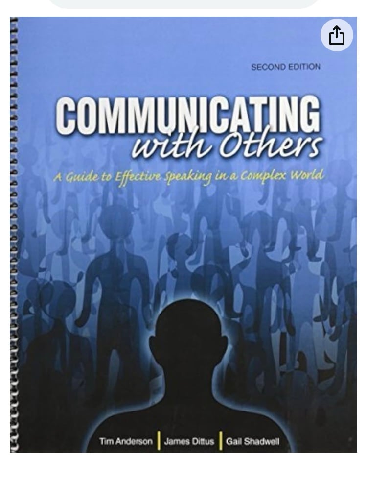 Communicating with others spiral Book second edition