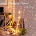 300 LED Curtain Lights Wedding Backdrop Party Decór