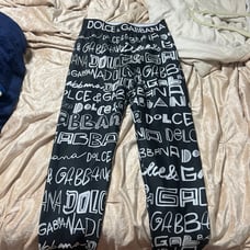 Dolce and Gabbana Graffiti Logo Leggings