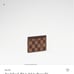 Louis Vuitton Damier Card Case Porte Carte Samples