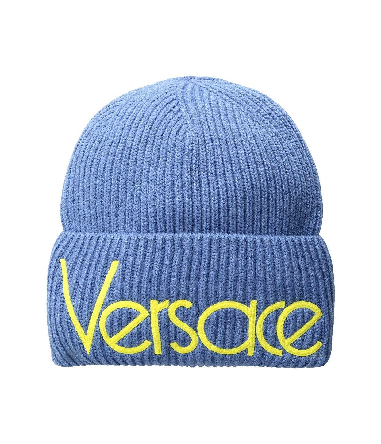 Versace beanie Blue, yellow logo