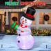NEW 6FT Christmas Blow Up Snowman, Outdoor Inflatable Christmas