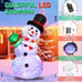NEW 6FT Christmas Blow Up Snowman, Outdoor Inflatable Christmas