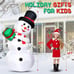 NEW 6FT Christmas Blow Up Snowman, Outdoor Inflatable Christmas