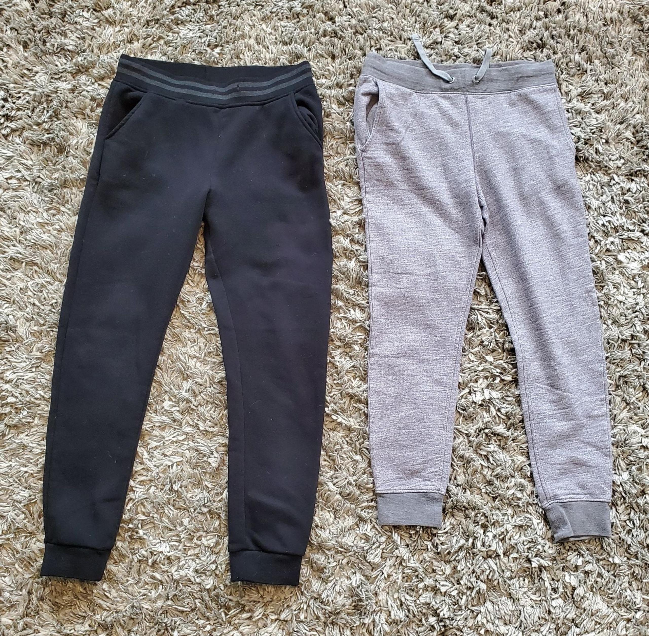 Sweatpants Black Ring of Fire & Gray Urban Pipeline Men's Extra Small XS - READ