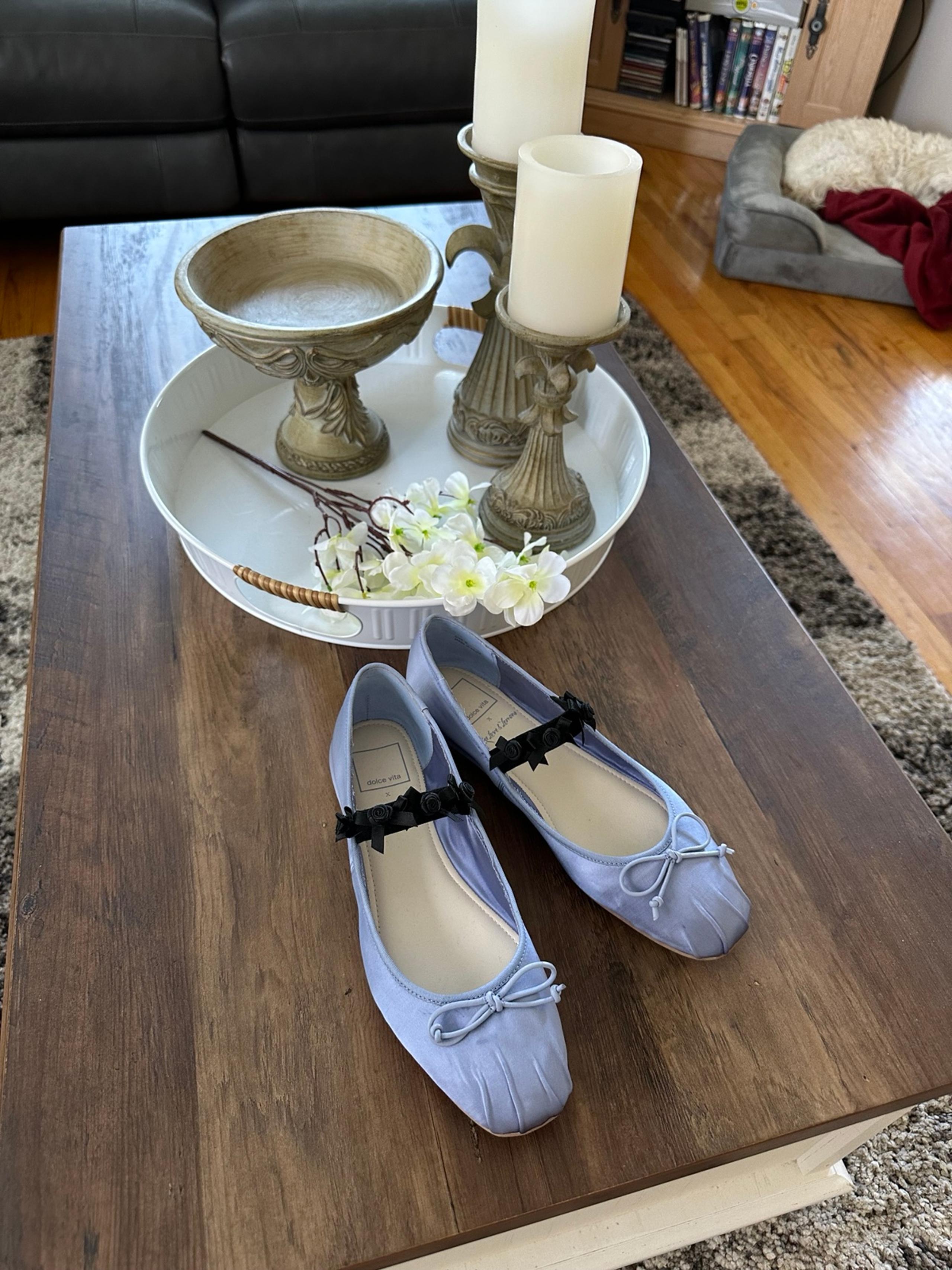 For Love and Lemons x Dolce Vita Claira Ballet Flat - 8 / Blue