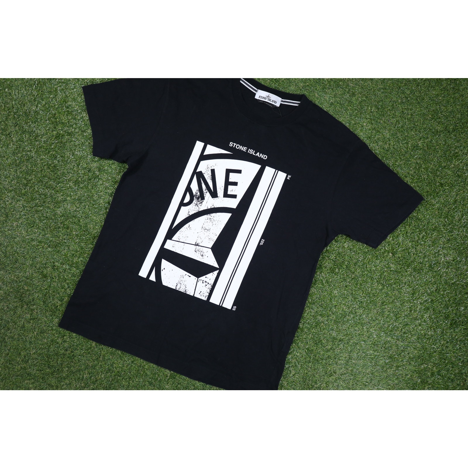 Stone Island Black T-shirt Size Large