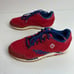 Reebok Classic Leather Ripple Sneakers Women's 6.5 EU 37 Shoes Red Blue Suede
