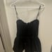 Oh Polly Dorothea Pintucked Shirred Mini Dress in Black