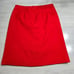 Talbots Pencil Skirt Womens 2P Orange Cotton Twill Mobwife Preppy LIned Twee