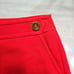 Talbots Pencil Skirt Womens 2P Orange Cotton Twill Mobwife Preppy LIned Twee