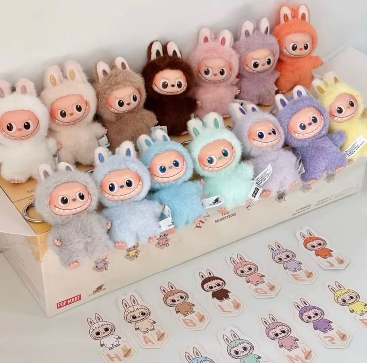 Labubu pin for love ( A - Z) authentic