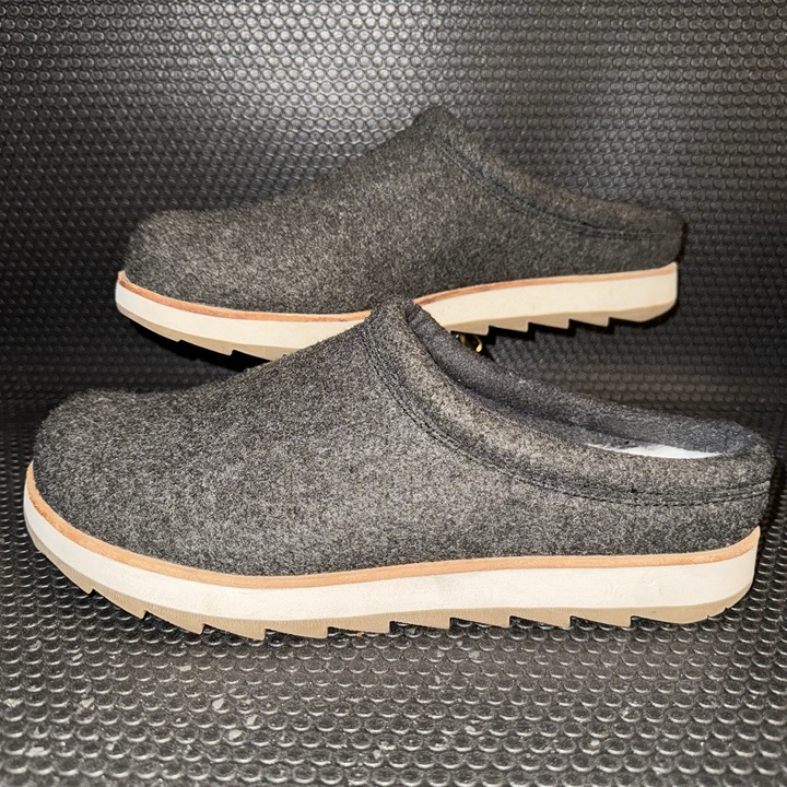 Merrell Juno Clog Wool Slip On Comfort Black Gray Slipper Shoes Men’s Size 10