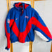 Vintage Reebok NFL Pro Line New York Giants Mens Large Puffer Jacket Y2K