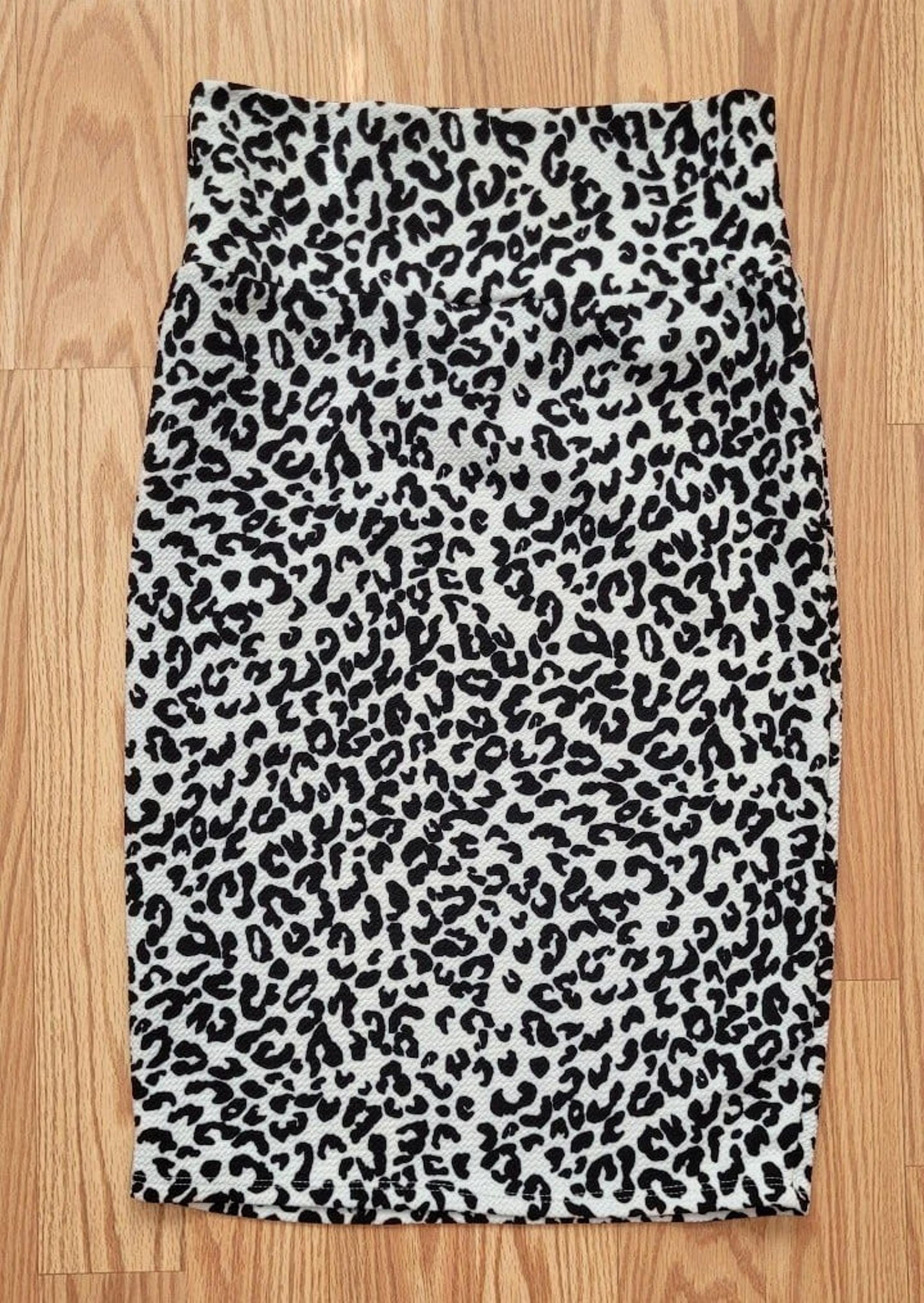 LuLaRoe Cassie Animal Print Pencil Skirt
