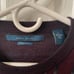 Perry Ellis Navy & Burgundy Wool Sweater - SzXL