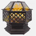 Wood Burning Fire Pit Outdoor Heater Backyard Patio Stove Fireplace Backyard