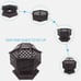 Wood Burning Fire Pit Outdoor Heater Backyard Patio Stove Fireplace Backyard
