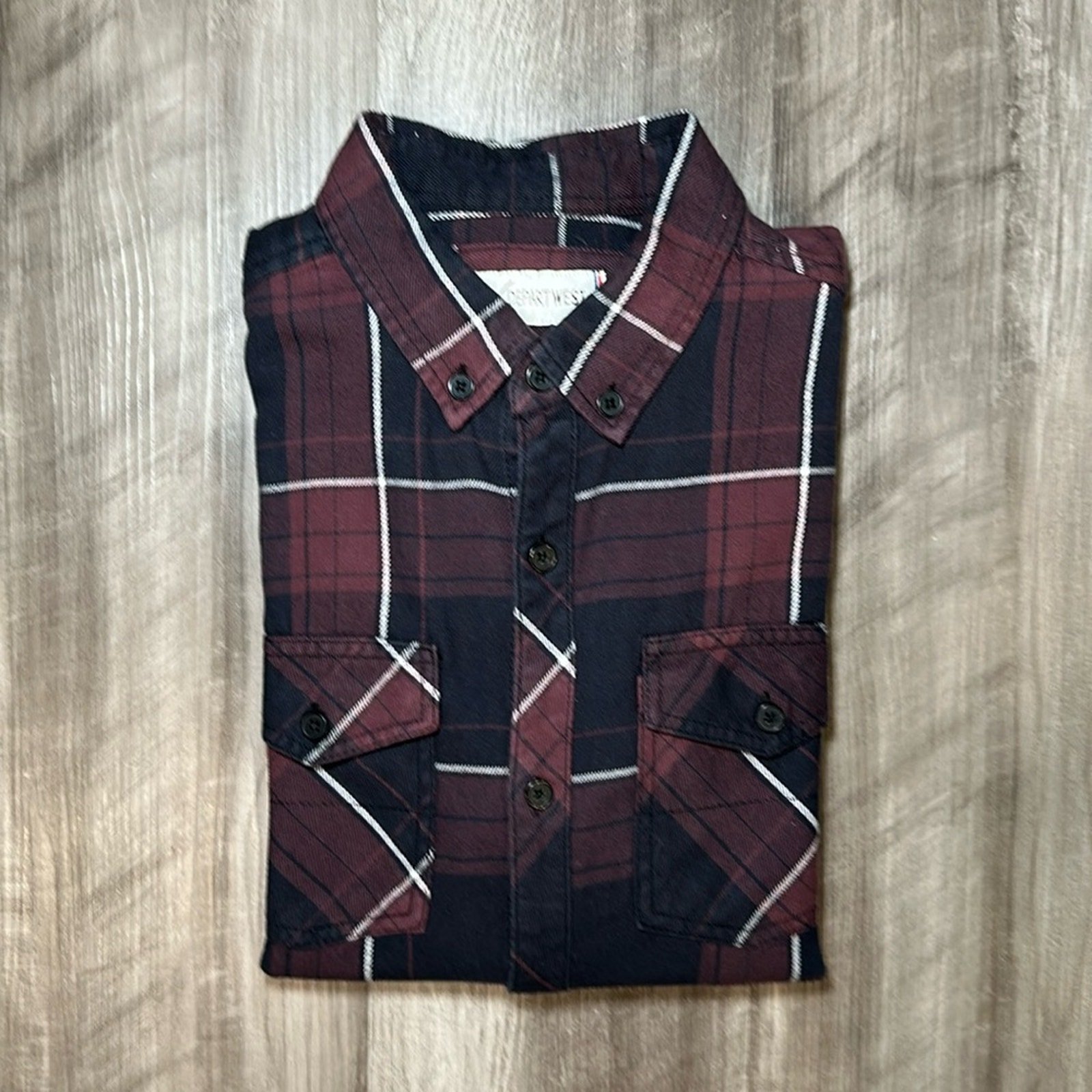 DepartWest Flannel Long Sleeve Button Down - Medium