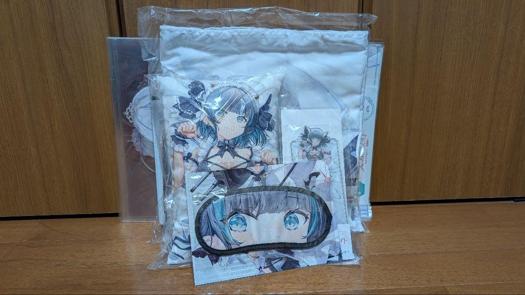 【Unopened】Azur Lane Maji Kuji Sweet Night Cheshire Goods + Bonus Items