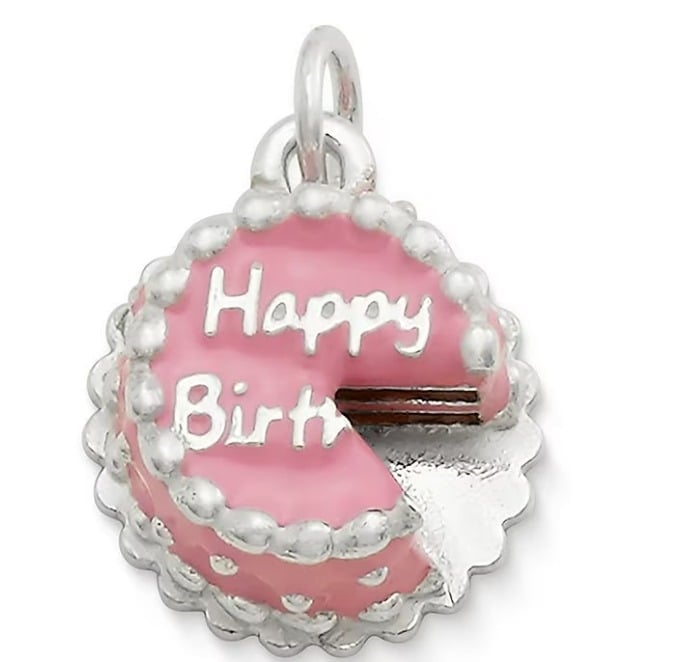 James Avery Enamel Birthday Cake Charm 46787 DL