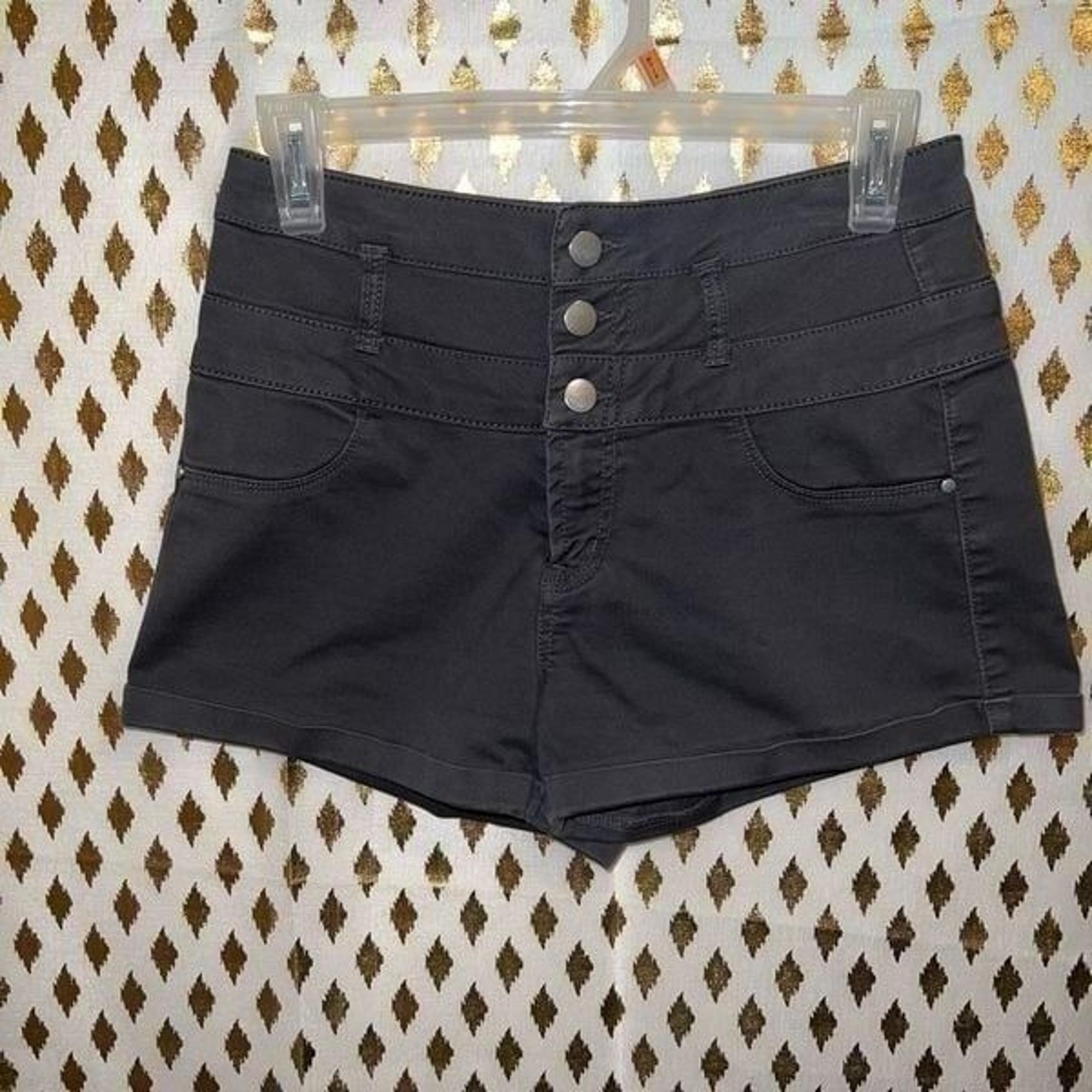 Refuge grey high waisted shorts size 2