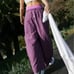 NWOT FREE PEOPLE Movment Fresh Start Pants Purple Small