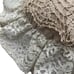 Atq France Handmade Shabby Chic Crochet Lace Rose Flower Decorative Throw Pillow