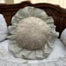 Atq France Handmade Shabby Chic Crochet Lace Rose Flower Decorative Throw Pillow