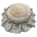 Atq France Handmade Shabby Chic Crochet Lace Rose Flower Decorative Throw Pillow