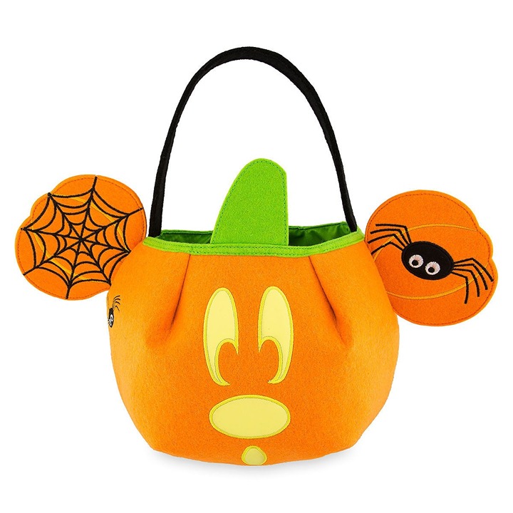Disney Store Halloween Mickey Mouse Pumpkin Trick or Treat Bag