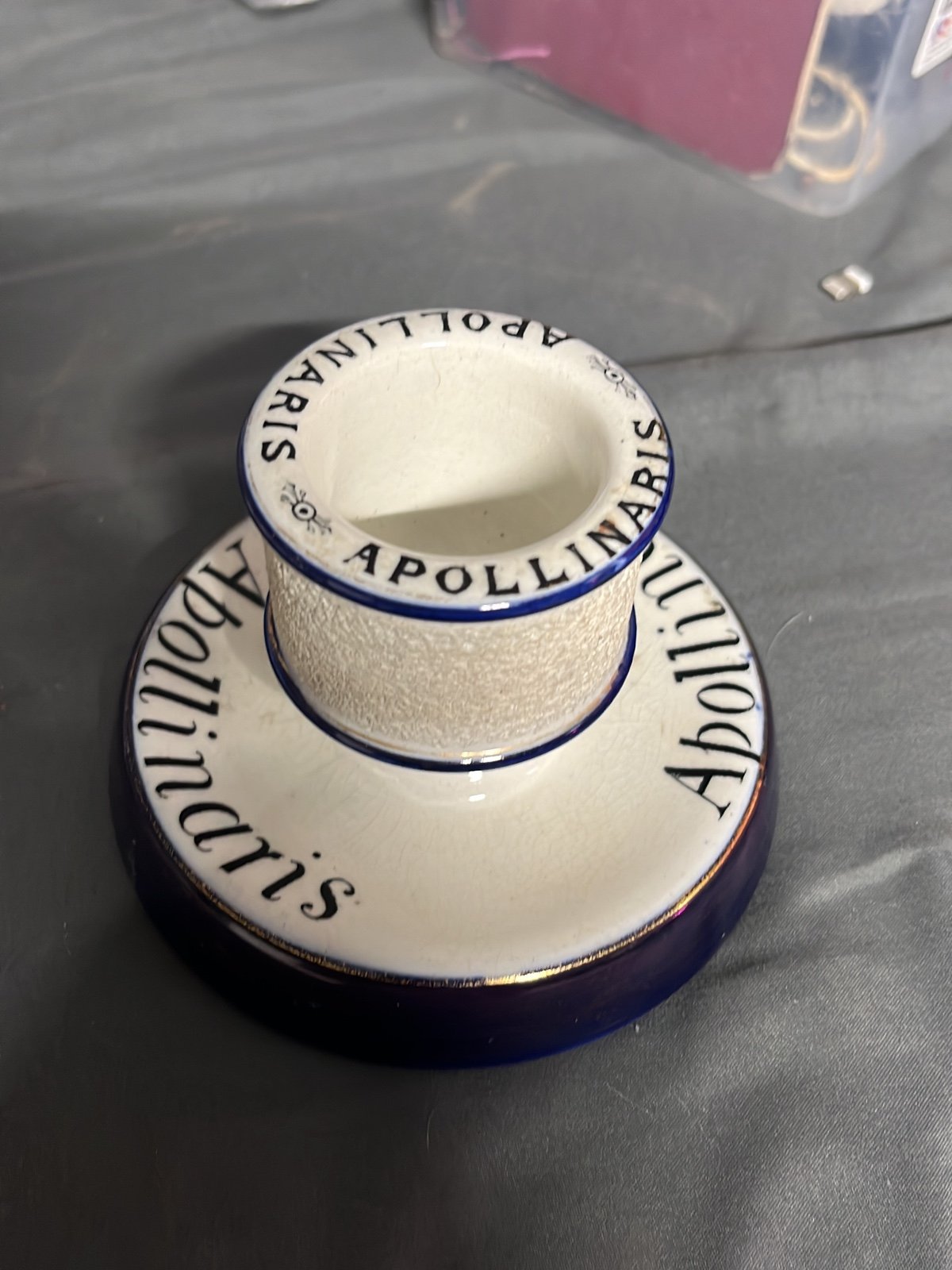 Vintage match holder