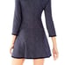 BCBG Linza Fringe Trim Knit Jacquard Large