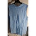 NWT Tommy Bahama Gingham Way Glass Bead Blue White Sleeveless Camp Shirt XL
