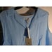 NWT Tommy Bahama Gingham Way Glass Bead Blue White Sleeveless Camp Shirt XL