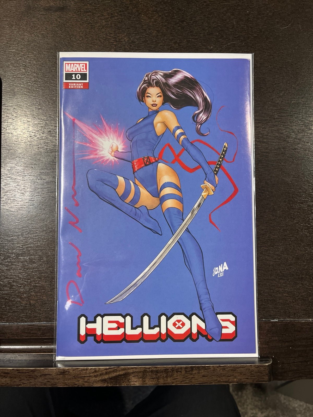 Hellions #10 Psylocke David Nakayama Signed Variant