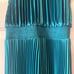 NWT Size 00 White House Black Market Glamour Green Pleated Halter Midi (ABBA)