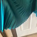 NWT Size 00 White House Black Market Glamour Green Pleated Halter Midi (ABBA)