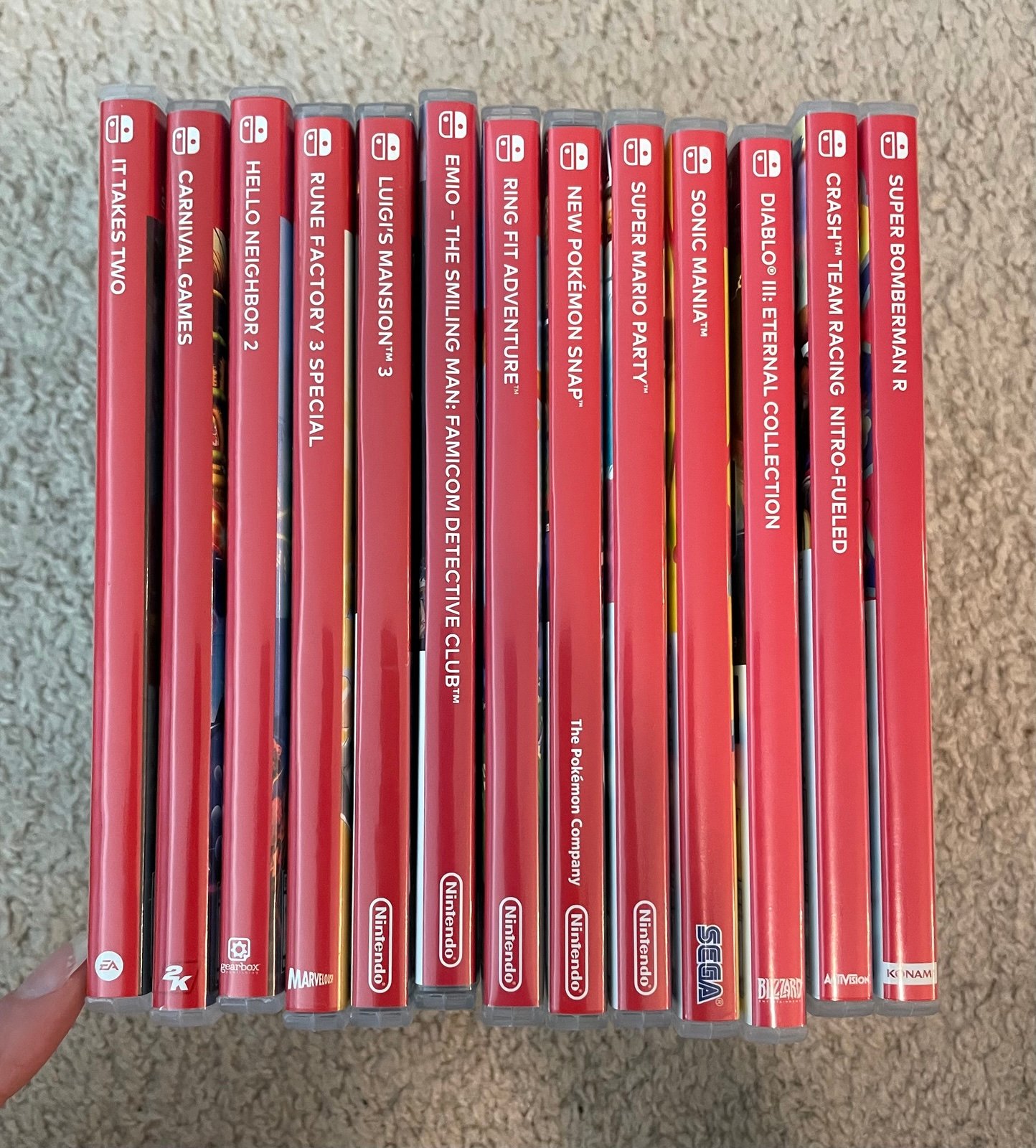 13 Empty Nintendo Switch Cases