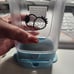 Multifunctional Strawberry Slicer with Cleaning Brush Kitchen Gadget Blue
