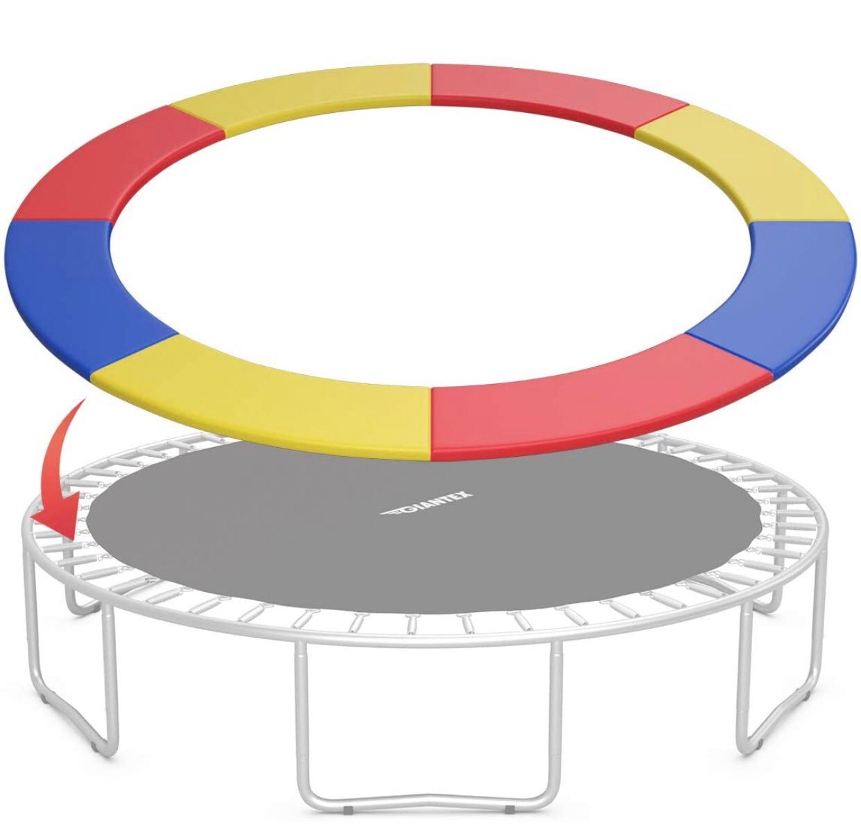 Trampoline cover pad