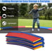 Trampoline cover pad