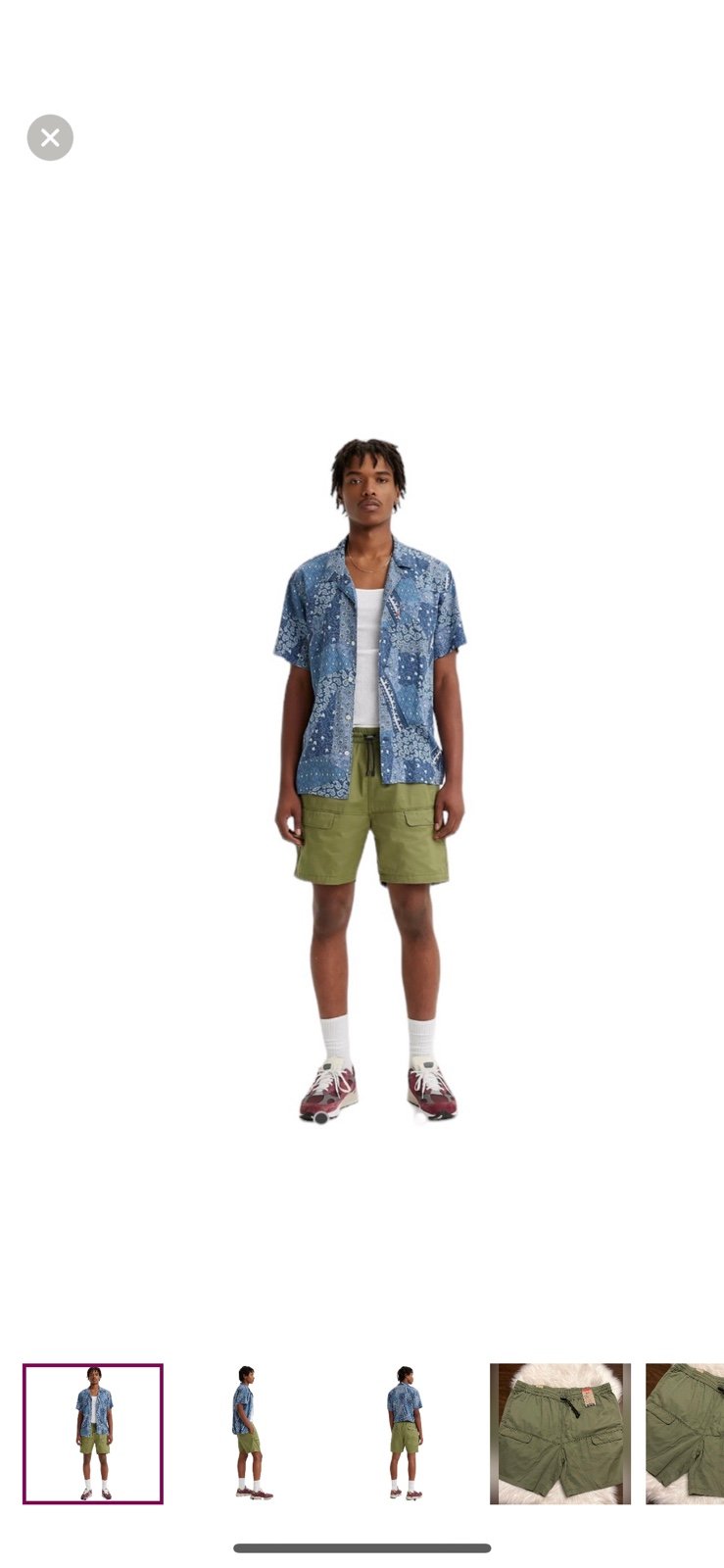 NWT LEVI’S Trail Cargo 6” Men’s Shorts