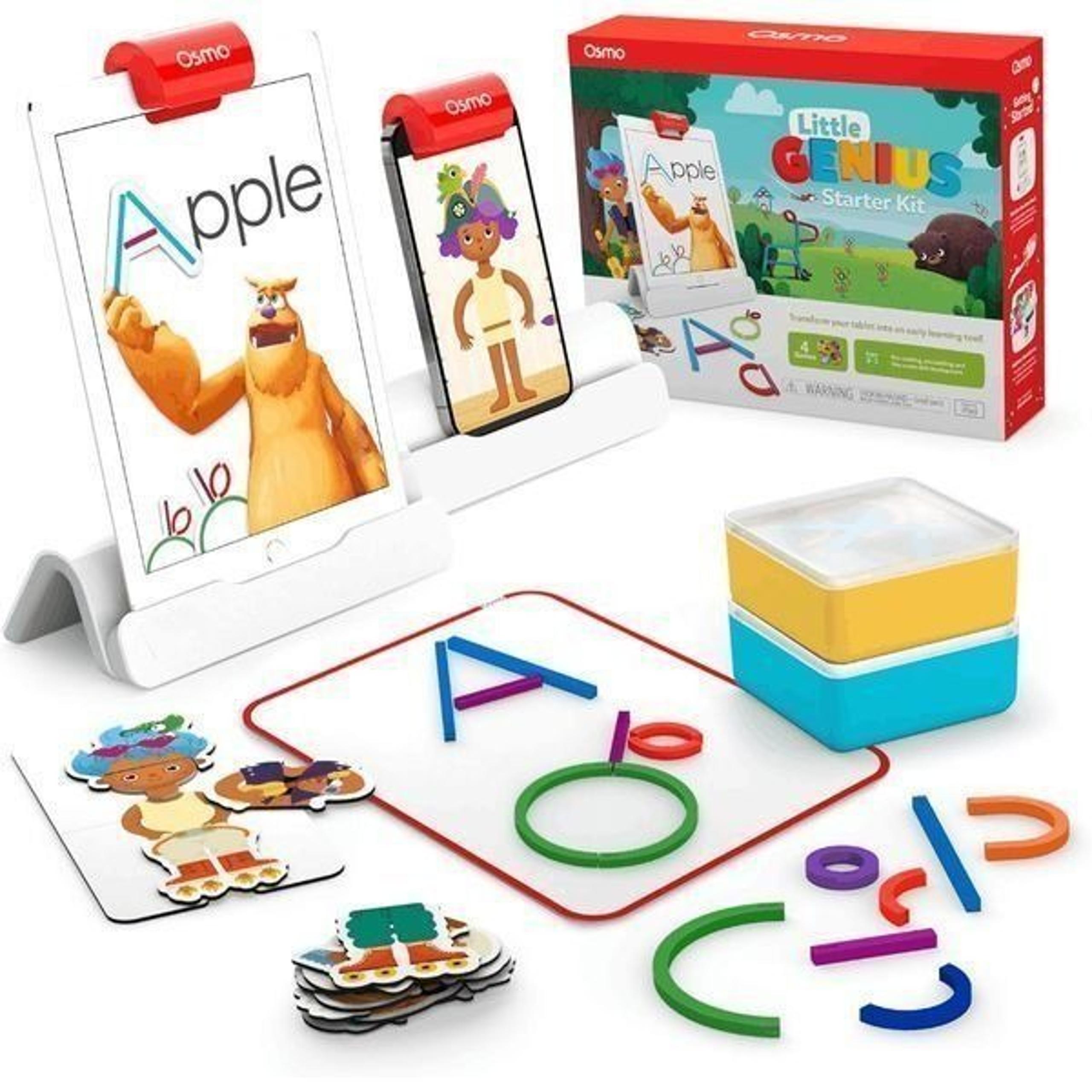 Osmo - Little Genius Starter Kit for iPad & iPhone Problem Solving, Phonics & Cr