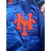 New York Mets Adams #25 Starter Diamond Collection Jacket Mens XL Blue Snap.