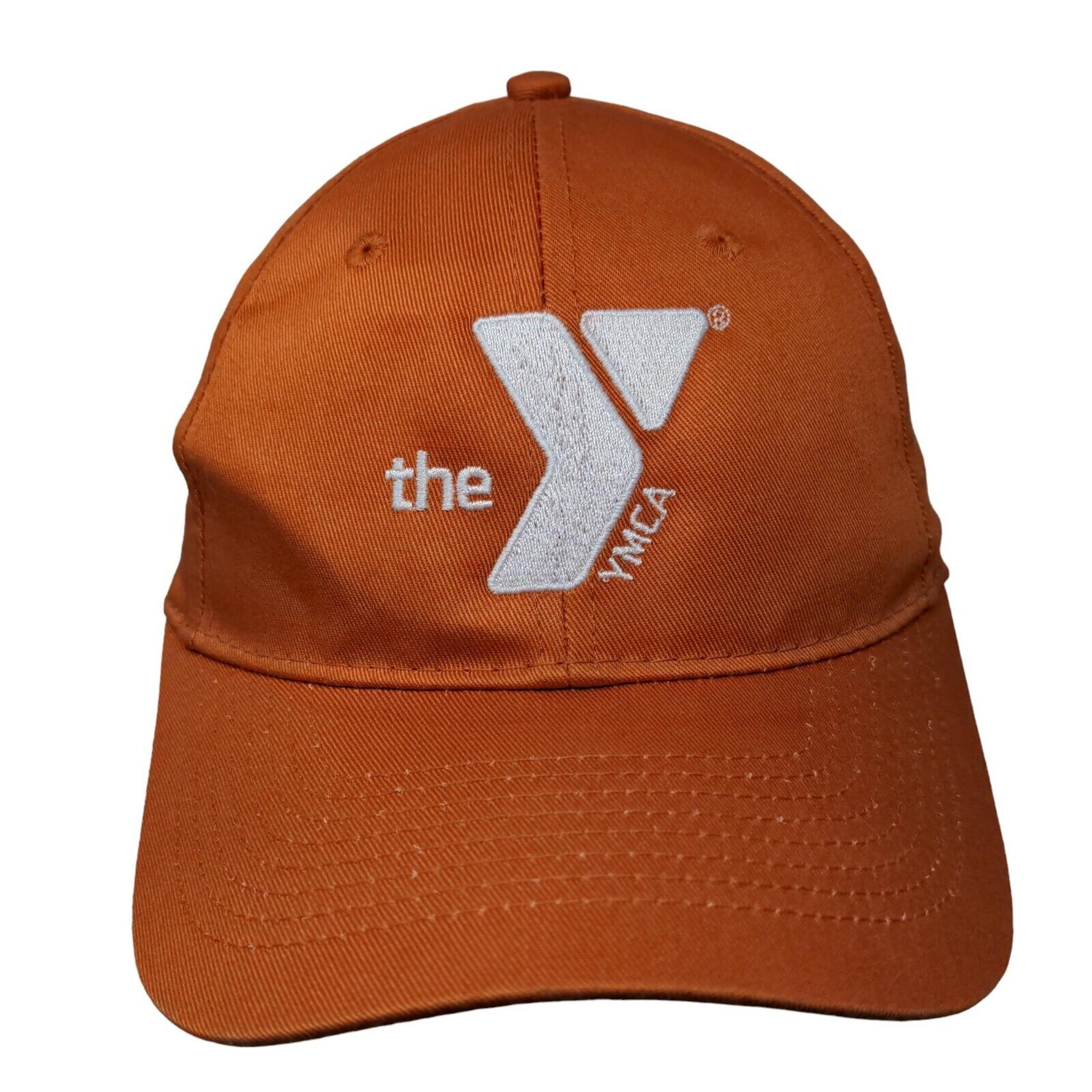 The YMCA 2019 Strapback Hat Orange One Size Embroidered Port & Company